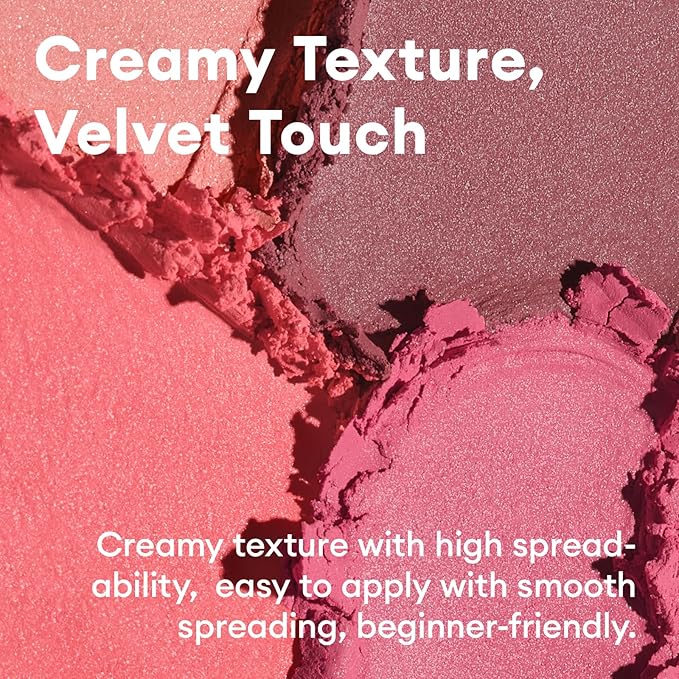 ITY Mood Blush, Blush for Cheeks Makeup,Moisturizing Creamy Blush Dual Funtions, Highly Spreadable, 0.18 oz (5.2g) in Show Off-GlimoraGlow