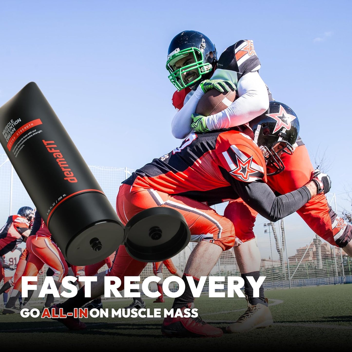 Extra Strength Muscle Maintenance Cream, Post Workout Recovery & Strength, Double-Enhanced Effect of Muscle Loss Prevention, 200ml, No Artificial Fragrance Topical Analgesic for Muscle-GlimoraGlow