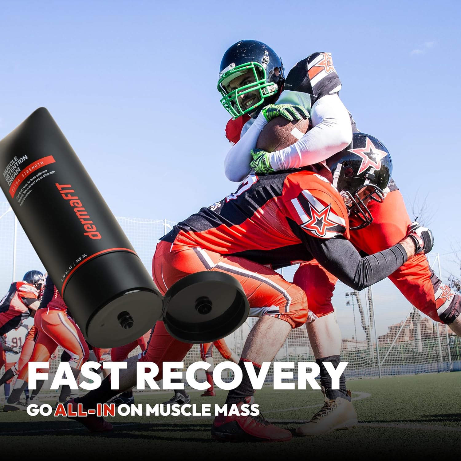 Extra Strength Muscle Maintenance Cream, Post Workout Recovery & Strength, Double-Enhanced Effect of Muscle Loss Prevention, 200ml, No Artificial Fragrance Topical Analgesic for Muscle-GlimoraGlow