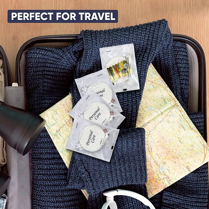 1-Shoppe All-in-Kit | Personal Care Kit Frosted Sachet Wrap | Hotels and Vacation Rentals | (Case of 50)-GlimoraGlow