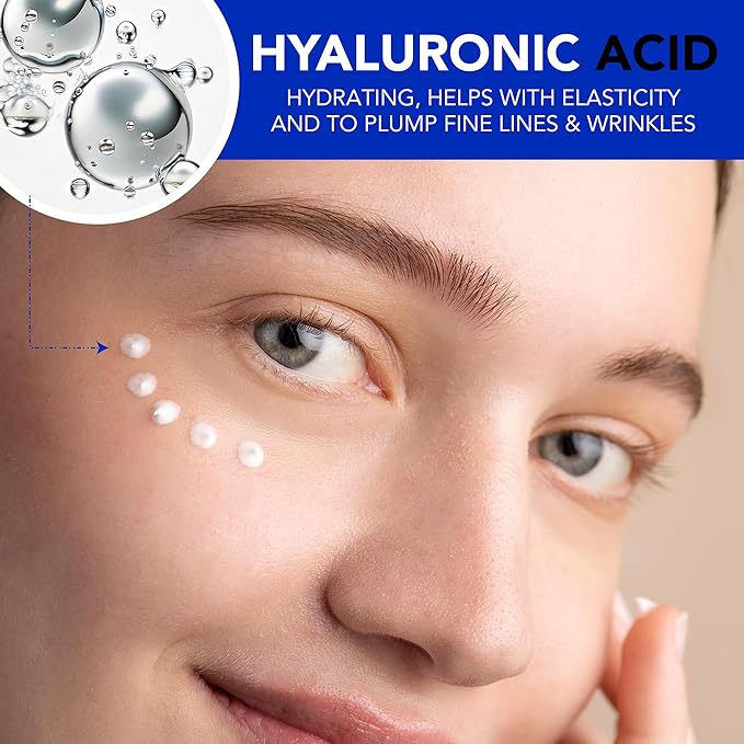 Glow Eye Elixir - .338 Oz Eye Serum with Roller Ball Applicator - Under Eye Serum for Dark Circles and Puffiness - Hydrating Eye Cream for Men and Women to Smooth Fine Lines and Wrinkles-GlimoraGlow