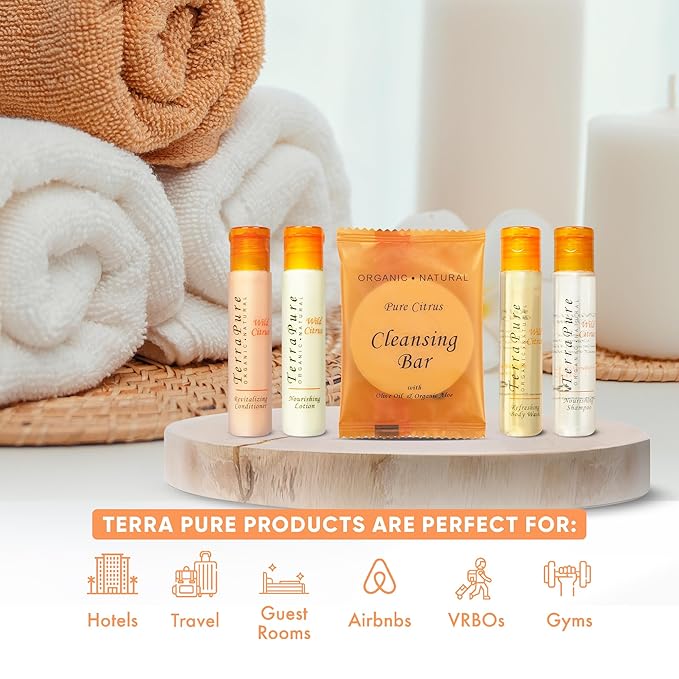 Terra Pure Wild Citrus | 1 oz. Liquids and 1 oz. Bar Soaps | 1-Shoppe All-In-Kit-GlimoraGlow