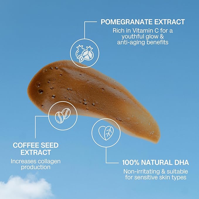 Bali Body Self Tanner Mousse Dark – Sunless Tanning Foam for Body | Natural, Streak-Free, Fake Tan | Vegan, Cruelty-Free, Organic Self Tan Mousse for All Skin Types (200ml/6.7 fl oz)-GlimoraGlow