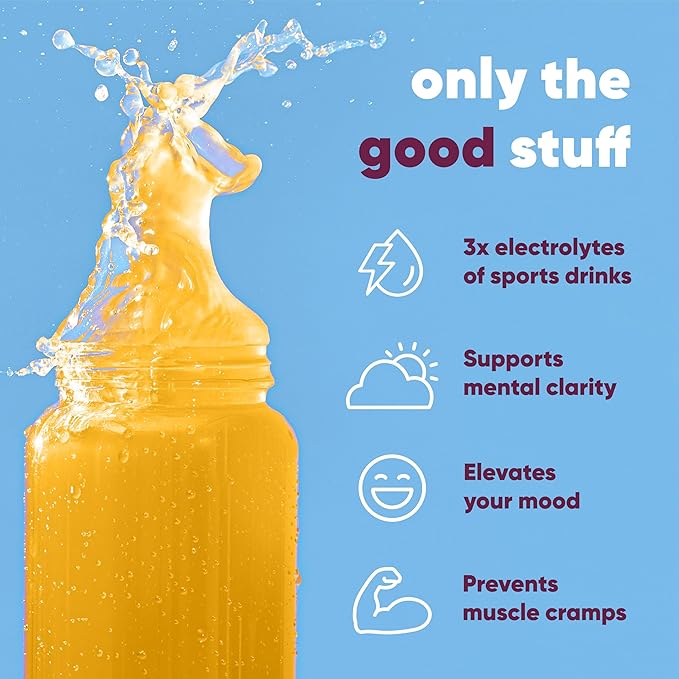 IQMIX Hydration Electrolyte Powder – 4-in-1 Formula for Hydration, Mental Clarity, Mood and Recovery – Sugar-Free Drink Mix, Keto, Magnesium L-Threonate, Lion’s Mane – 40 Count Passion Fruit-GlimoraGlow