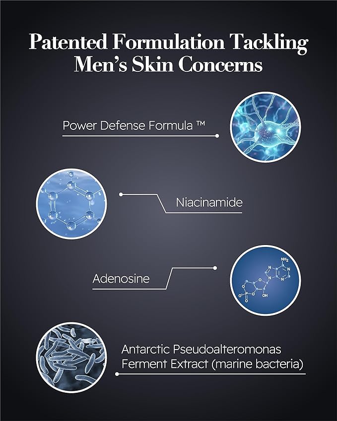 ISA KNOX Age Focus Homme (Premium Skincare Gift Set, 12.2fl oz) - Even Skin Tone & Wrinkle Care. Toner and Lightweight Moisturizer Set , Niacinamide, Adenosine | Korean Skincare,-GlimoraGlow