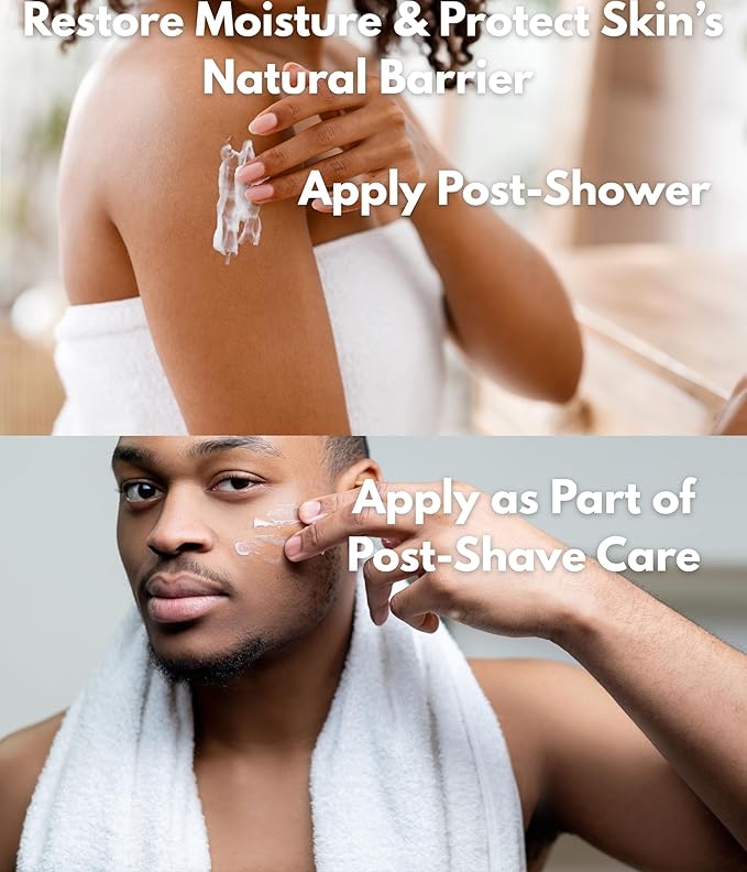 Ultra Moisturizing & Hydrating Body Butter Cream with Botanical Oils, Natural Ceramides, Hyaluronic Acid, Squalane, Cupuacu & Mango Butters-Heal, Soften & Repair Dry Skin 8oz-GlimoraGlow