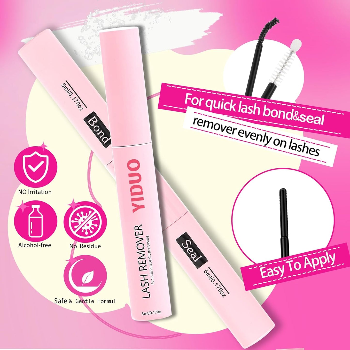 575Pcs Bulk Pack Lashes Clusters Kit with Glue and Removers, D Curl Volume 150D+200D+Spiky Lashes Clusters, 12-21mm Manga Extension Eyelashes DIY Individual False Eyelash Wholesale Pack-GlimoraGlow