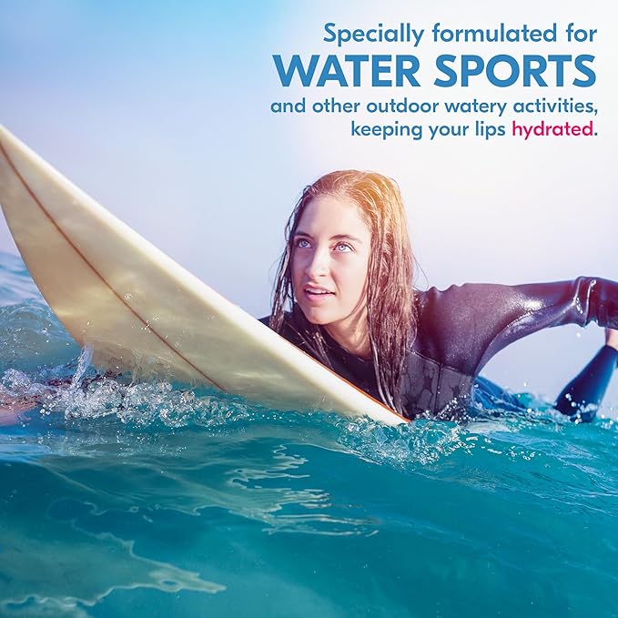 Moisturizing SPF 44 Lip Balm - Spf Lip Balm with Vitamin E | Broad Spectrum | Moisturizing | Vegan | Water Resistant Vanilla Flavor | 0.15 oz | 3 Pack-GlimoraGlow