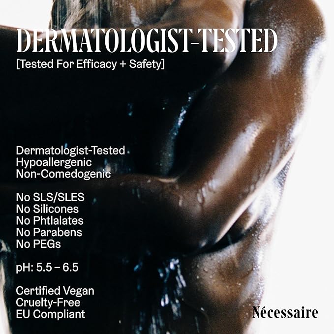 Nécessaire The Body Wash Santal - Natural Body Wash for Women & Men, Therapeutic Shower Gel with Epsom Salt + Minerals. Gel Cleanse, 8.4 fl oz.-GlimoraGlow