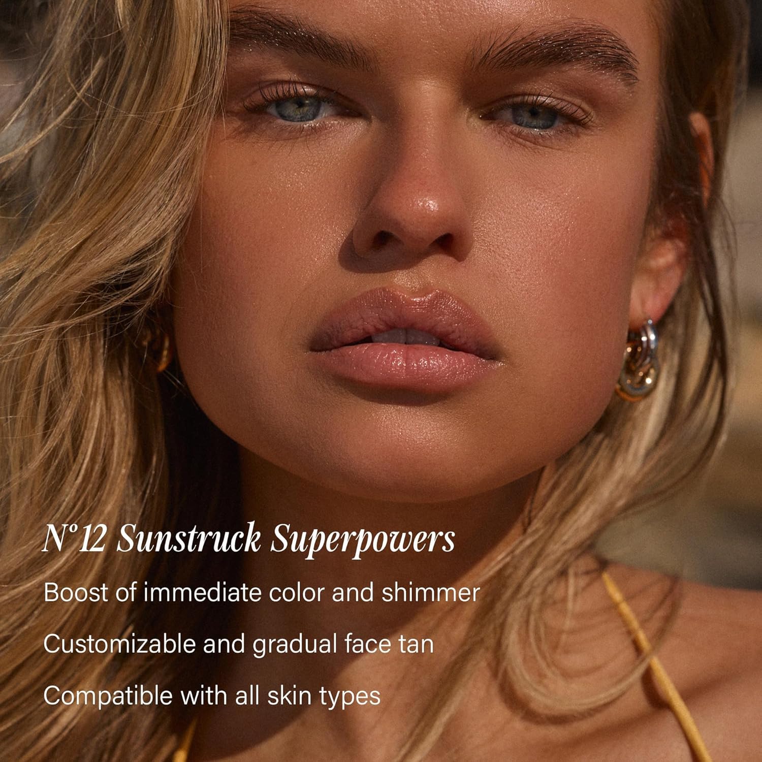 + Lux Unfiltered N°12 Sunstruck Face Tanning Drops - Fragrance Free Bronzing Drops for Face with Hyaluronic Acid, Coconut Water, & Passionfruit Oil - Cruelty Free & Vegan Self Tanner-GlimoraGlow