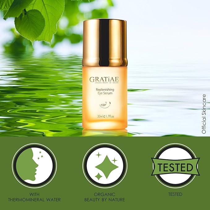 Gratiae Organics Replenishing Eye Serum, 1.02 Ounce-GlimoraGlow