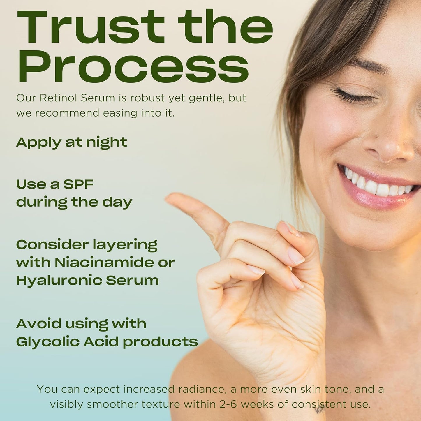 InstaNatural Retinol Serum for Face with Niacinamide, Vitamin C, and Hyaluronic Acid, Anti Aging for Firmer Skin, Lines & Wrinkles & Brightening Serum-GlimoraGlow