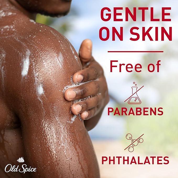 Old Spice Body Wash GentleMan’s Super Hydration for Men, 24/7 Renewing Moisture, Gentle on Skin with Skin Conditioners, Fiji with Palm Tree + Coconut Scent, 20 oz-GlimoraGlow