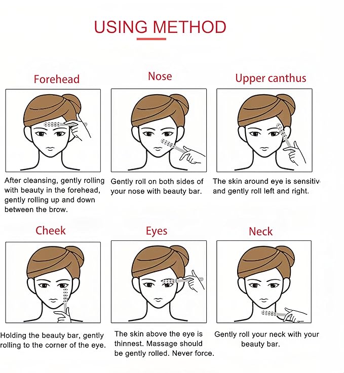 Beauty Sculptor Roller – 30 Germanium Massage Nodes for Facial Massager & Glow | Compact Beauty Tool for Lifting and Skin Care,Facial Roller (Purple, 1 PCS)-GlimoraGlow