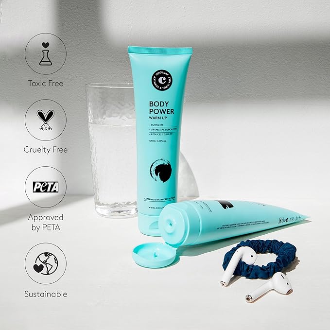 COCUNAT - Body Power - Anti Cellulite Cream - Body Firming Cream - Cellulite Remover - Toned Skin - With Caffeine and Hyaluronic Acid - 150 ml + 125 ml-GlimoraGlow