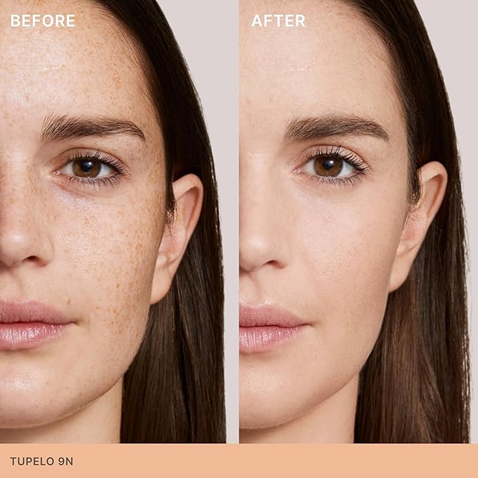 ILIA - Skin Rewind Complexion Stick - Foundation + Concealer + Skincare | Non-Toxic, Vegan, Cruelty-Free, Clean Makeup (9N - Tupelo, 0.35 oz | 10 g)-GlimoraGlow