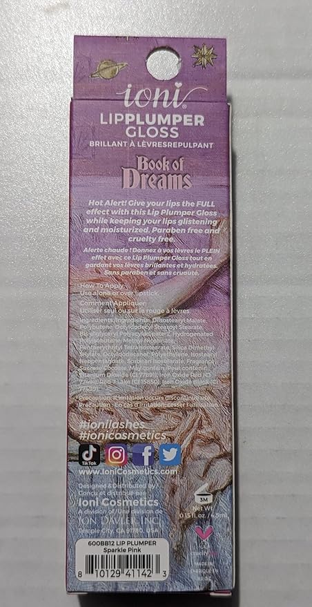 IONI LIP PLUMPER SPARKLE PINK GLOSS-GlimoraGlow