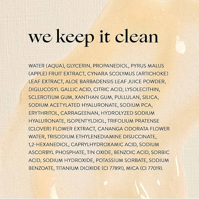 Honest Beauty Vitamin C Radiance Brightening Serum | Improves Skin Tone + Complexion | Vitamin C, Pearl, Hyaluronic Acid | EWG Verified + Cruelty Free | 1 fl oz-GlimoraGlow