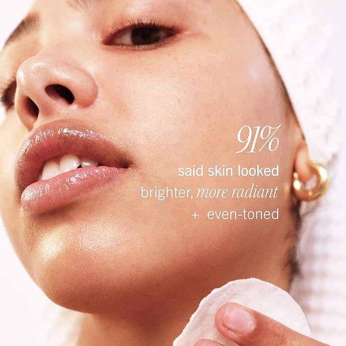 First Aid Beauty - Facial Radiance Pads with Glycolic & Lactic Acids, Daily Exfoliating Pads with AHA that Help Tone & Brighten Skin, One-Step Makeup Prep, Compostable for Daily Use, 60 ct-GlimoraGlow