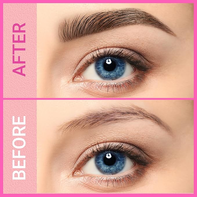 iMethod Eyebrow Pen - Eyebrow Pencil Magical 2-in-1 Eye Brow Pencils for Women with 4-Fork-Tip & Precise Brush-Tip for Natural Hair-Like Brows, Last All-Day, with Eyebrow Spoolie Brush, Reddish Brown-GlimoraGlow