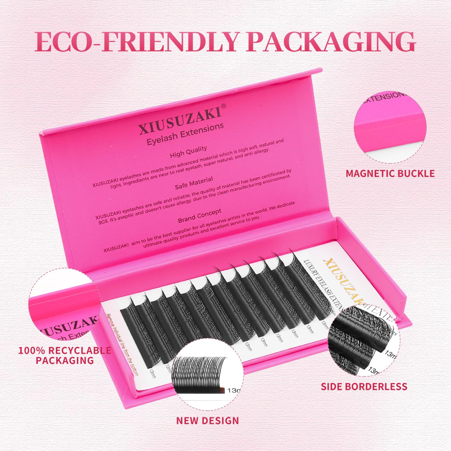 Lash Extensions Slant Flying YY Lashes 0.07mm Thickness Eyelash Extensions D Curl Lashes Mix 8-15mm Soft Lash Trays Natural Matte Black False Eyelashes(Slant Flying YY-0.07-D,8-15mm)-GlimoraGlow