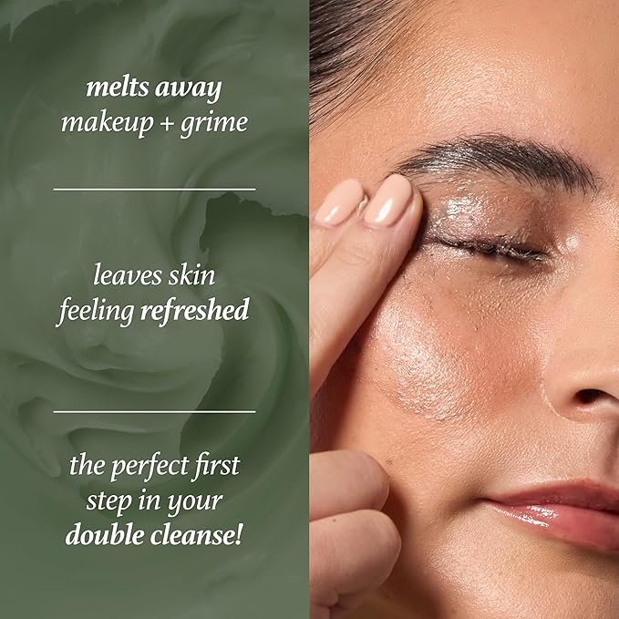 Julep Green Tea Makeup Removing Cleansing Balm – Gentle Cleanser With Green Tea Extract, Easily Removes Stubborn Makeup, Hydrating & Nourishing, Ideal for All Skin Types, 3.4 fl oz-GlimoraGlow