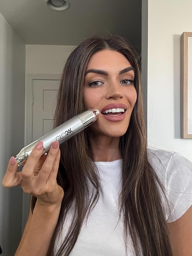 GLO24K Instant Wrinkle Filler for Face, XL Lifting Cream for Eye and Face, Lift and Tightening Non-Invasive with Hyaluronic Acid, 24k Gold, Peptides and Vitamins for Youthful Appearance, 1.2 fl oz-GlimoraGlow