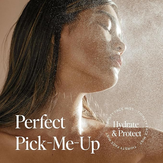 Dime Beauty Thirsty Face Mist with Electrolytes, Meadowfoam, and Sea Buckthorn, Hydrating Facial Spray, 2 oz / 60 ml-GlimoraGlow