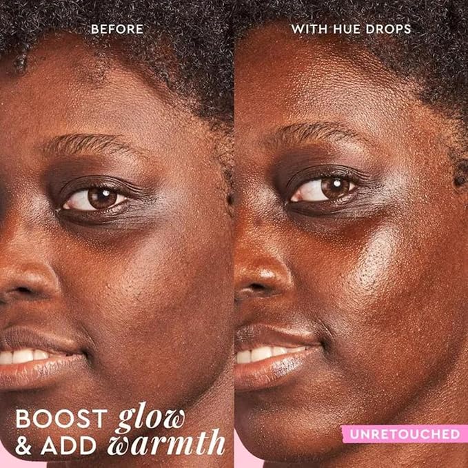 Glow Recipe Hue Drops Tinted Face Serum - Bronzing Drops to Brighten & Hydrate - Skincare Makeup Primer & Liquid Highlighter to Blur Pores for a Radiant, Even Skin Tone - Sunglow (40ml)-GlimoraGlow