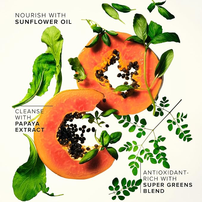 Farmacy Makeup Remover Cleansing Balm - Green Clean Waterproof Makeup Remover + Oil Based Cleanser - Newly Formulated Double Cleanser with Plant Based Waxes + Upcycled Moringa (200ml)-GlimoraGlow