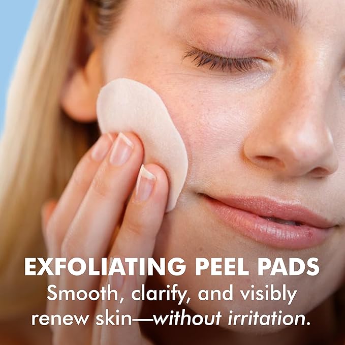 Skyn ICELAND Nordic Skin Resurfacing Facial Pads With AHA and BHA. Exfoliating & Clarifying Peel Targets Fine Lines and Discoloration Without Irritation. 60 Pads-GlimoraGlow
