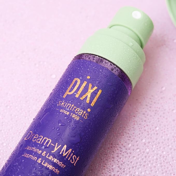 Pixi Beauty Dream-y Mist | Elixir Facial Mist | Help Hydrate & Preserve Skin with Jasmine, Lavender, Chamomile, 80ml-GlimoraGlow