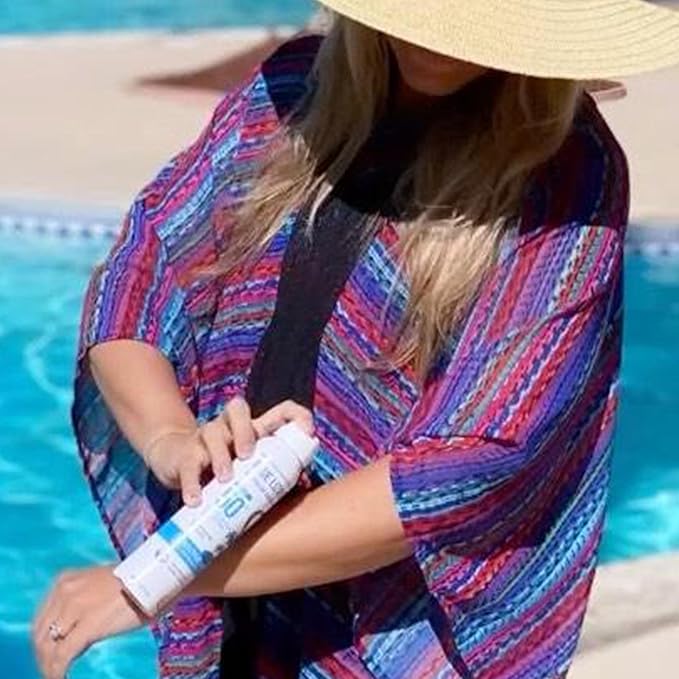 Blue Lizard Sensitive Mineral Sunscreen Spray SPF 50+, Dermatologist-Recommended Brand, Broad-Spectrum UVA/UVB Protection, Water-Resistant, Zinc Oxide Formula, 5 fl oz (Pack of 2)-GlimoraGlow