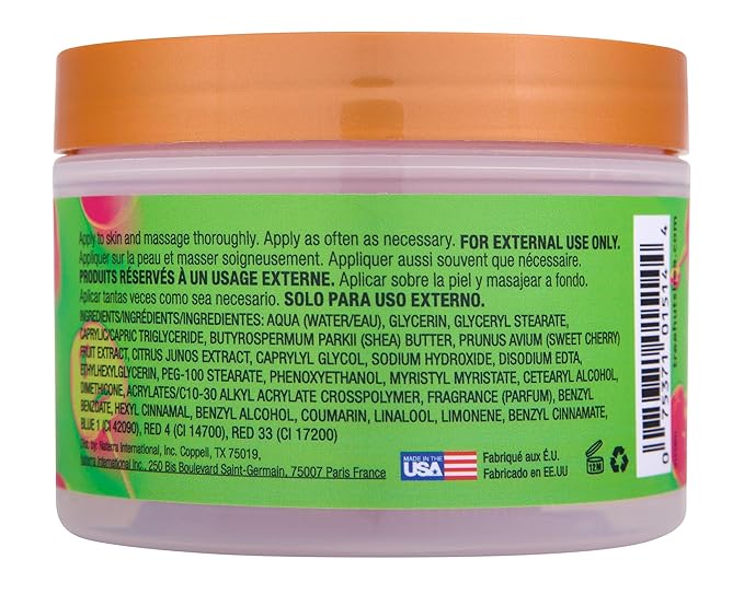 Tree Hut Cherry Rave Whipped Shea Body Butter | Long-lasting Hydration Leaves Skin Feeling Soft & Moisturized | Limited Edition Fall | Nourishing Essential Body Care | 8.4 fl oz.-GlimoraGlow