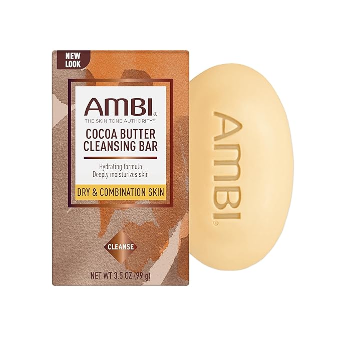 Ambi Even & Clear Under Eye Serum Anti Aging Formula with Peptides and Hyaluronic Acid to Reduce Fine Lines and Wrinkles, with Cocoa Butter Cleansing Bar-GlimoraGlow