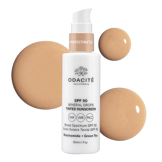 SPF 50 Flex-Perfecting™ Mineral Drops Tinted Sunscreen TWO-GlimoraGlow