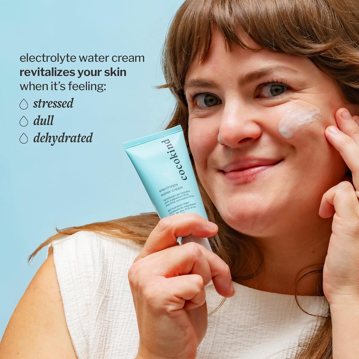 Cocokind Electrolyte Water Cream | Lightweight Water Gel Moisturizer | Balanced Hydrating Day Cream for All Skin Types | 1.7 Fl Oz-GlimoraGlow