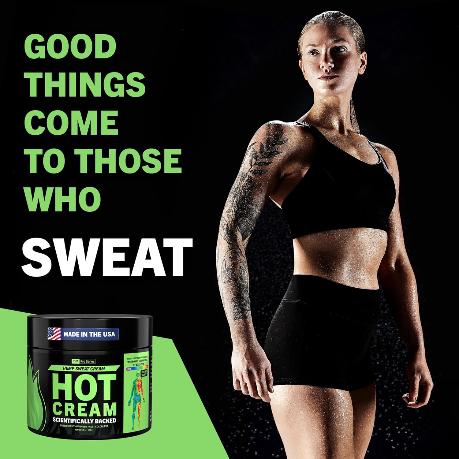 TNT Pro Ignite Sweat Cream – Pre-Workout Hot Gel for Firming & Tightening-GlimoraGlow
