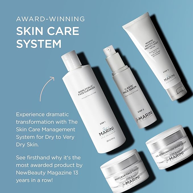 Jan Marini Skin Research Skin Care Management System - With Marini Physical Protectant Tinted SPF 45 - Dry/Very Dry Skin-GlimoraGlow