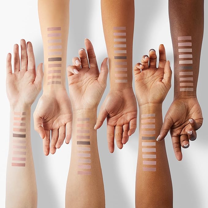 10 Colors Eyeshadow Palette Matte Naked Eye Shadow Makeup,High Pigmented, Naturing-Looking, Ultra-Blendable,Long Lasting High Pigment Nude Eyeshadow with 3 Eyeshadow Brush(Milk Tea)-GlimoraGlow