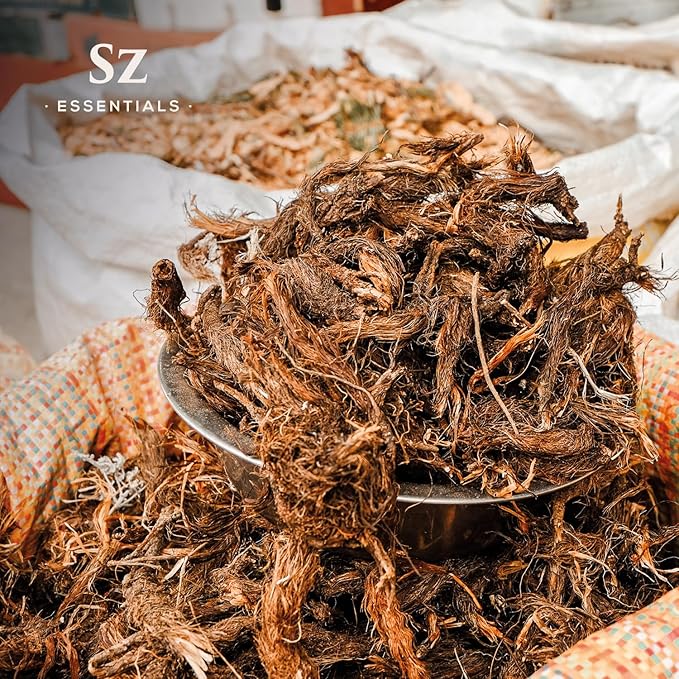 Jatamansi Essential Oil aka Spikenard - 100% Pure & Undiluted - Extracted from Nardostachys Jatamansi - Strong & Powerful Scent with Earthy Overtones - Therapeutic Grade - 0.17oz-GlimoraGlow