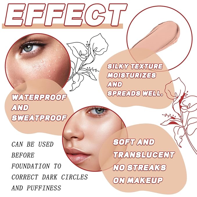 12 Colors Correcting Concealer Palette Kit with Brush,Cream Makeup Contour Palette for All Skin Type,Color Corrector Concealer Foundation Palette for Conceals Dark Circles & Blemish-GlimoraGlow