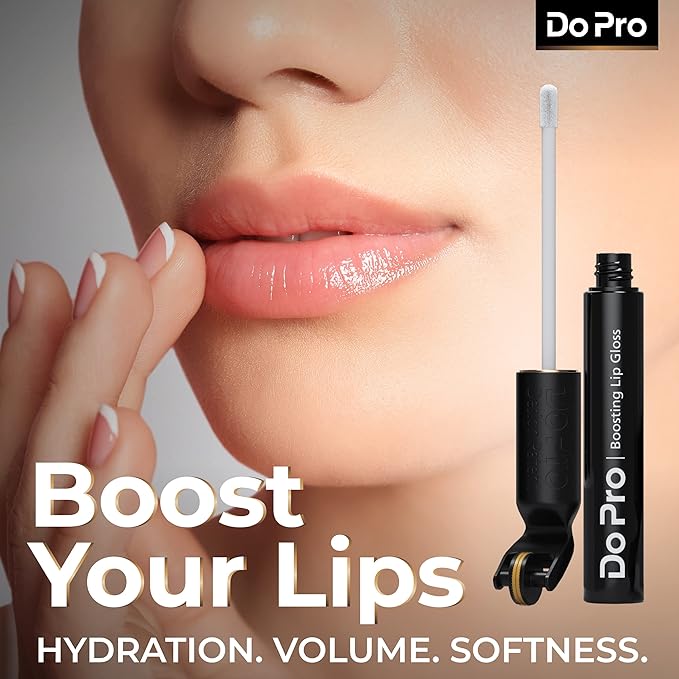 Intensive Lip Lift Stick Boost-In - Plumper Stick with Anti-Aging Stimulating Roller, Plumping Lip Stick with Hyaluronic Acid, Collagen, Vitamin C & E - Volumizing & Hydrating Lip Plumping Serum - 5ml-GlimoraGlow