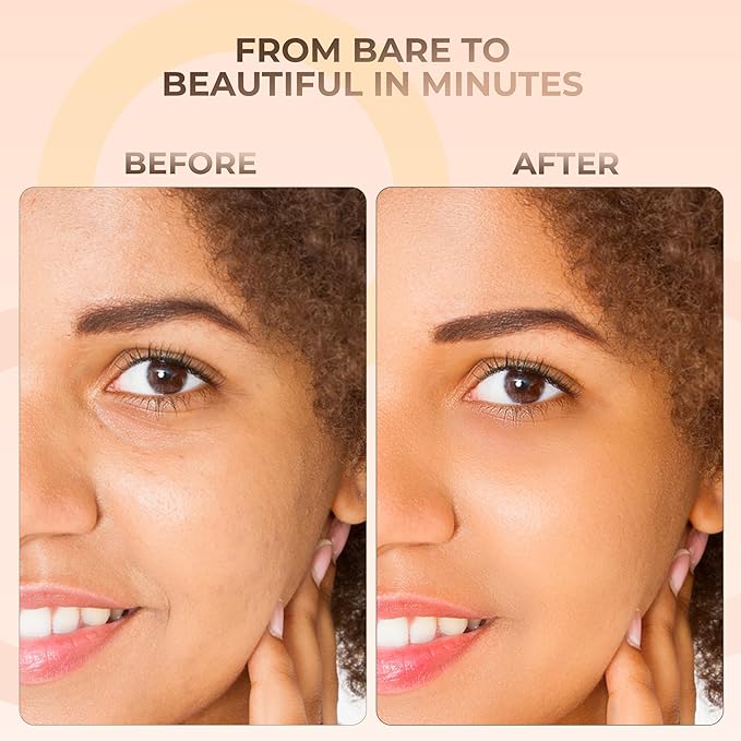 (12 Gram Bag) (Deep Tan) Foundation Powder Refill By Sweet Face Minerals, Lightweight Mineral Loose Makeup Powder with SPF 20, Full Coverage Flawless Finish, Talc-free, Cruelty-Free, Refillable Pouch-GlimoraGlow