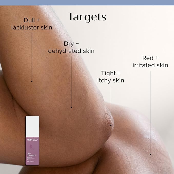 MEDIX Anti Aging Skin Care 3PC Set | Retinol Body Cream + Exfoliating AHA Glycolic Acid Foaming Face & Body Wash + Vitamin F Booster Serum, Wash + Treat + Hydrate Skincare Set-GlimoraGlow