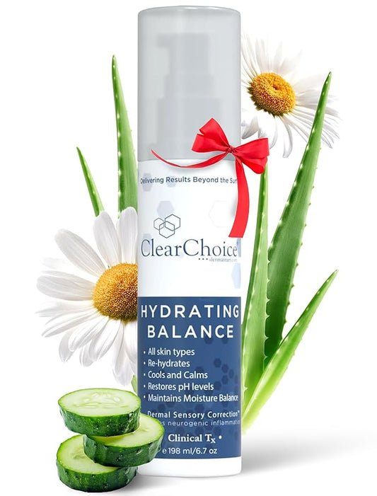 Clear Choice Hydrating Balance Facial Mist 6.7oz – Rejuvenating Spray for All Skin Types, Tightens Pores, Prolongs Makeup, Restores pH Balance-GlimoraGlow