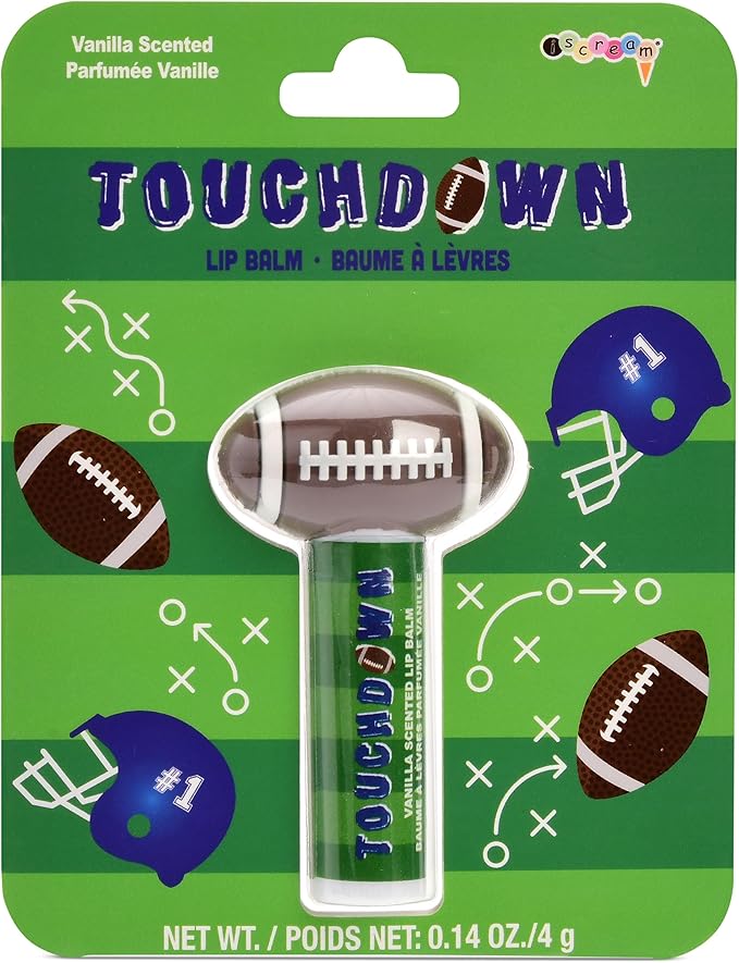 iscream Sport-Tastic Football Shaped Vanilla Scented Lip Balm-GlimoraGlow