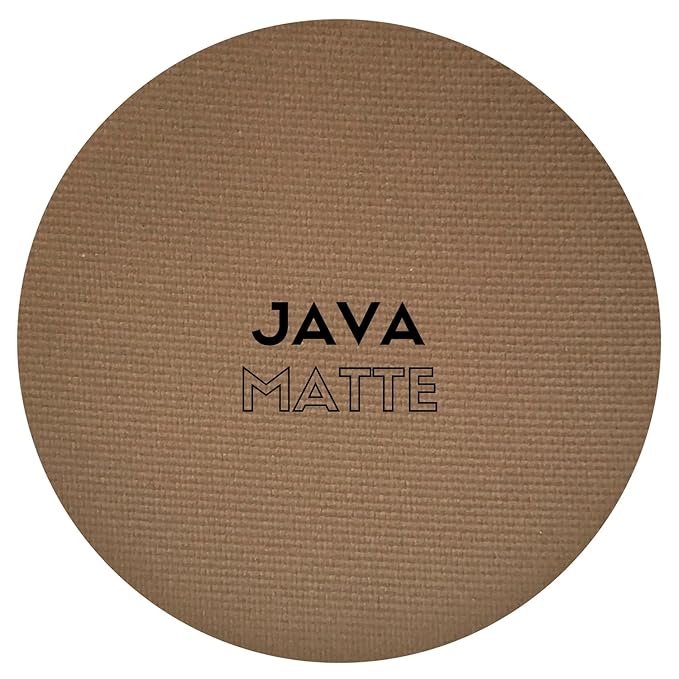 Java Matte Powder Contour Makeup – 37 mm Magnetic Palette Refill Pan for Contouring Highlight Make Up Kit by Beauty Junkees, Professional Quality Paraben Gluten Cruelty Free Cosmetics-GlimoraGlow
