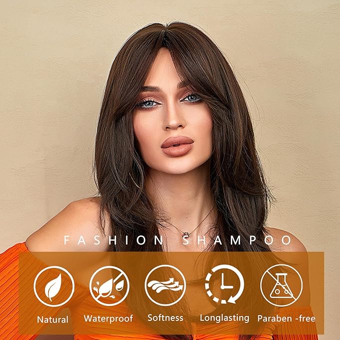 Instant Blonde and Brown Semi-Permanent Hair Dye Shampoo - 3 in 1 Formula with Argan Oil for Men & Women, Easy to Use, 16.9 Fl oz-GlimoraGlow