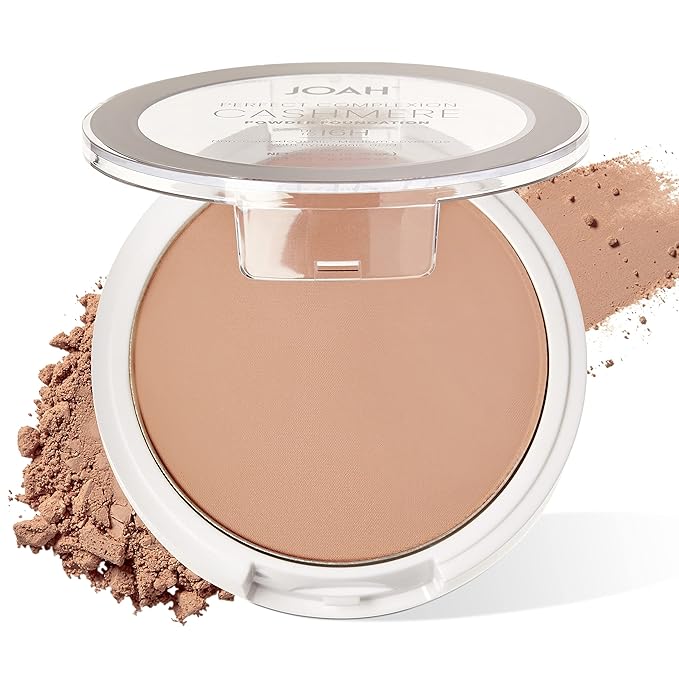 JOAH Beauty Perfect Complexion Cashmere Powder foundation_LC040, Light with Cool Undertones-GlimoraGlow